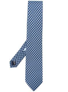 Salvatore Ferragamo bull print neck tie