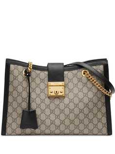 Gucci сумка на плечо среднего размера с узором GG