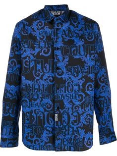 VERSACE JEANS logo print shirt