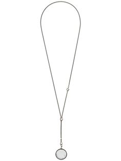 Ann Demeulemeester loose crystal pendant necklace