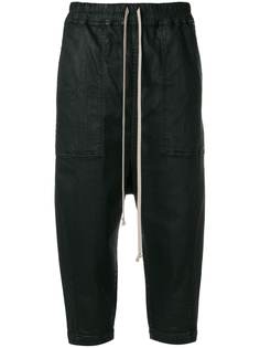 Rick Owens DRKSHDW укороченные брюки на шнурке