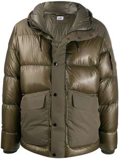 CP Company large flap pocket puffer jacket