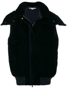 Stella McCartney velvet hooded vest