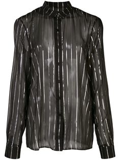 RtA Blythe striped sheer shirt