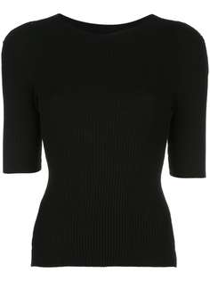 Milly ribbed knit top