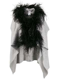 Fabiana Filippi feather-embellished knit gilet