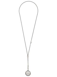 Ann Demeulemeester loose crystal pendant necklace