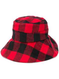Woolrich checked bucket hat