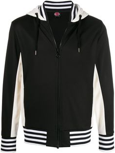Colmar two-tone zipped hoodie