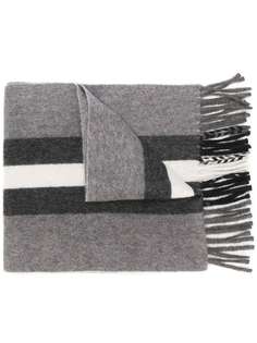 Neil Barrett striped knit scarf