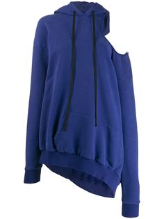 Unravel Project cold-shoulder hoodie