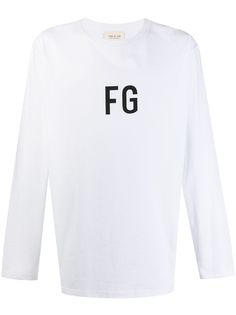 Fear Of God FG print long sleeve top