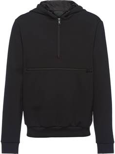 Prada techincal fleece hoodie