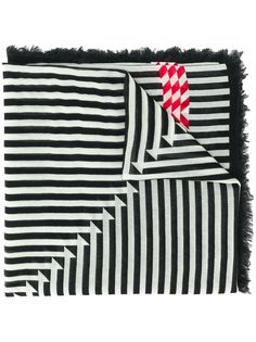 Haider Ackermann optical stripe scarf