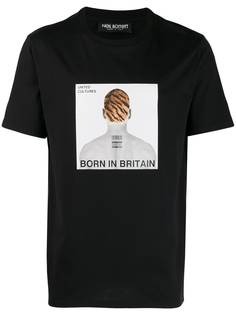 Neil Barrett футболка Born in Britain