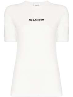 Jil Sander футболка с логотипом