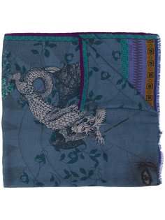 Etro шарф в технике пэчворк