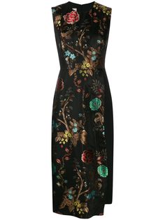 Antonio Marras многослойное платье с цветочным принтом