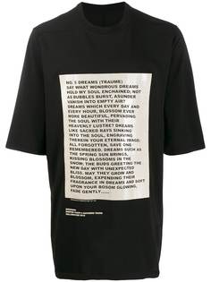 Rick Owens DRKSHDW футболка оверсайз Deeper Than a Mothers Tears