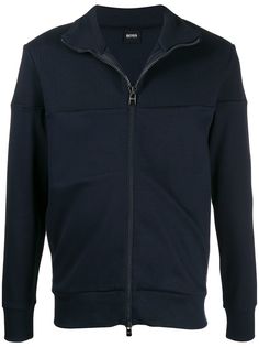 Boss Hugo Boss трикотажная куртка в рубчик