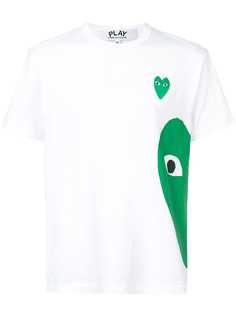 Comme Des Garçons Play футболка с принтом сердца