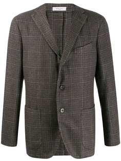 Boglioli checked pattern blazer