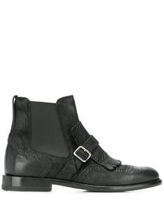 Henderson Baracco brogue detail ankle boots
