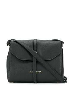 Lancaster engraved logo shoulder bag