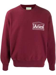 Aries relaxed-fit logo print sweatshirt