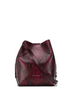 Rebecca Minkoff Kate snakeskin effect bucket bag