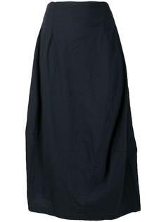 Rundholz Black Label pleated asymmetric skirt