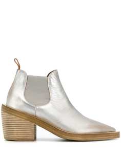 Marsèll metallic block heel boots