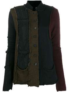 Rundholz Black Label contrast patchwork cardigan