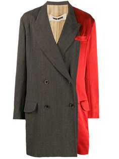 Uma Wang two-tone coat