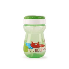 Поильник для кормления с трубочкой Happy Baby, 360 мл, grass, зеленый