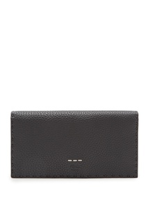 Кошелек с логотипом из кожи Fendi