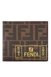 Складное портмоне с фирменной отделкой Fendi