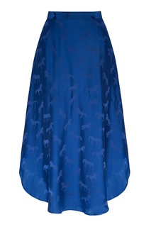 Синяя юбка с рисунком Stella Mc Cartney