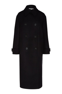Черное пальто из шерсти Stella Mc Cartney