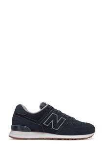 Черные фактурные кроссовки New Balance