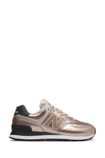 Блестящие розовые кроссовки New Balance