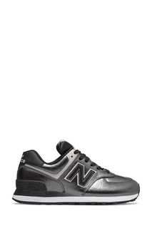 Черные блестящие кроссовки New Balance