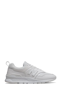 Белые кроссовки с перфорацией New Balance