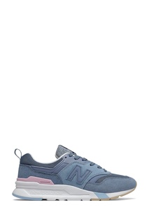 Голубые кроссовки с логотипом New Balance