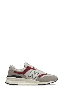 Бежевые кроссовки с контрастной отделкой New Balance