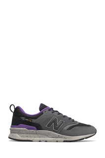 Серые кроссовки с контрастной отделкой New Balance