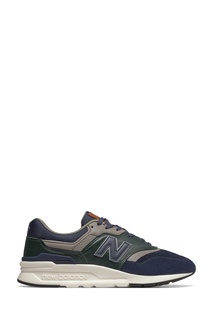 Сине-зеленые кроссовки New Balance