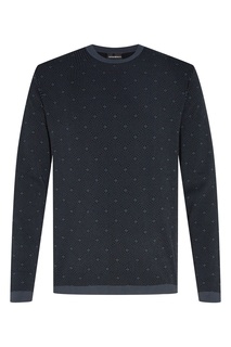Серый джемпер в горошек Emporio Armani