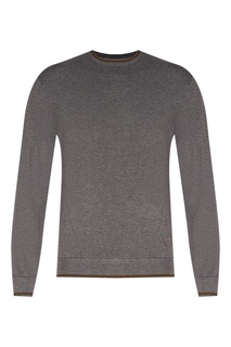 Серый джемпер из вискозы Emporio Armani