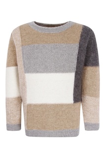 Разноцветный вязаный свитер Il Gufo